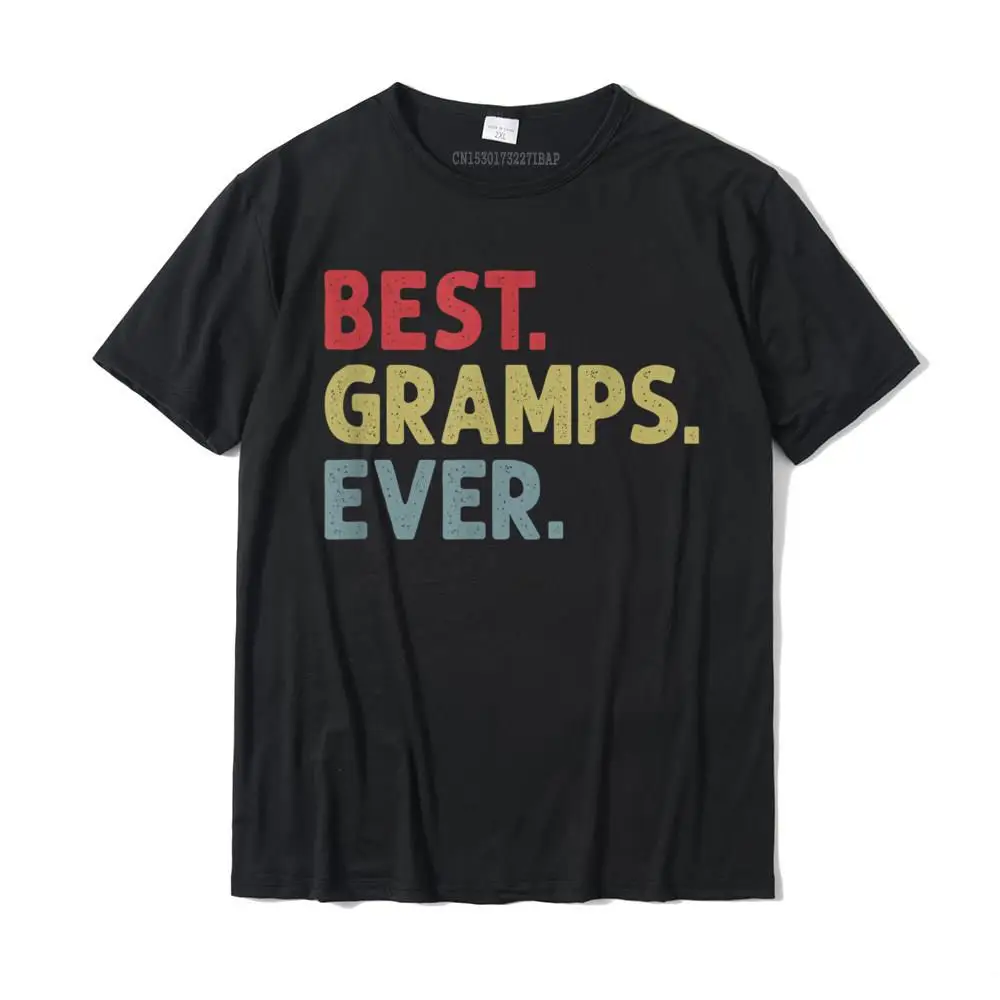 

Mens Best Gramps Ever Gift For Grandpa Grandfather From GrandMan T-Shirt Tshirts Tops & Tees Prevailing Cotton Family Crazy Male