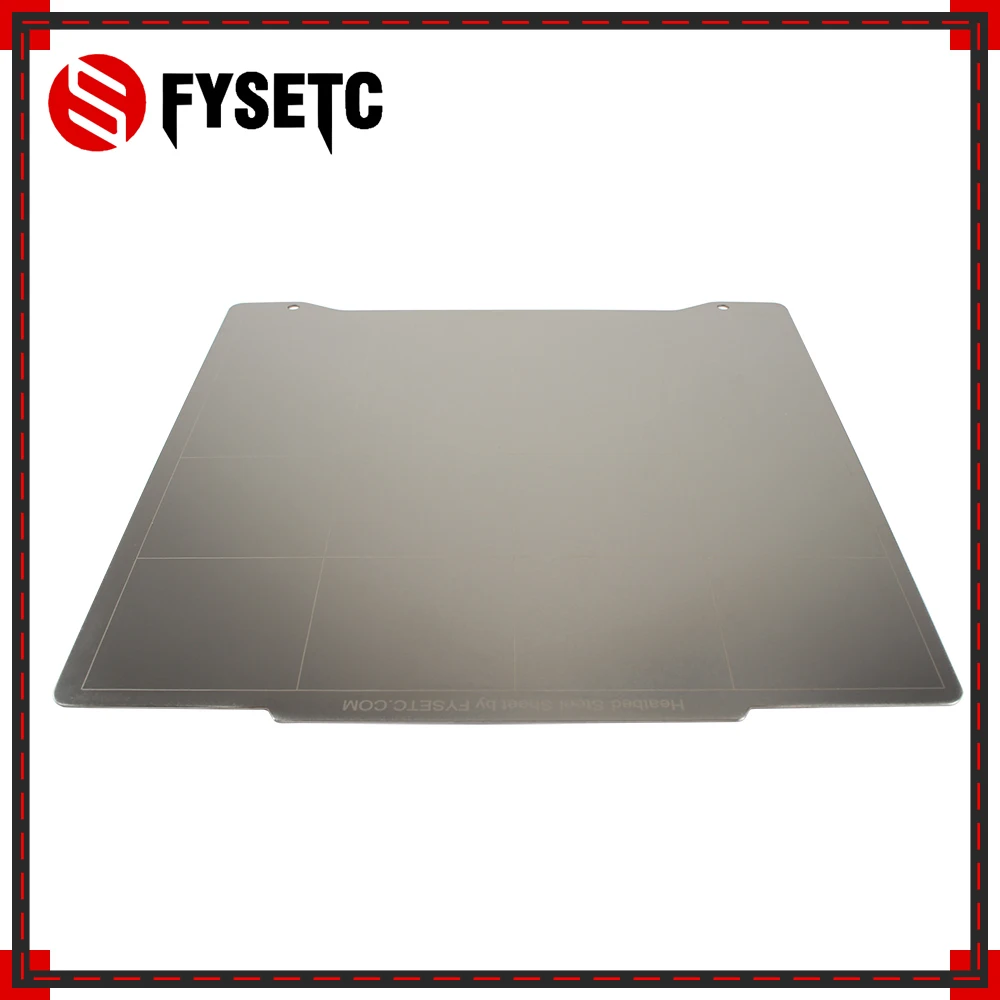 fysetc mini steel plate 196 3190mm spring steel sheet heat bed platform 3d printer for clone prusa mini free global shipping
