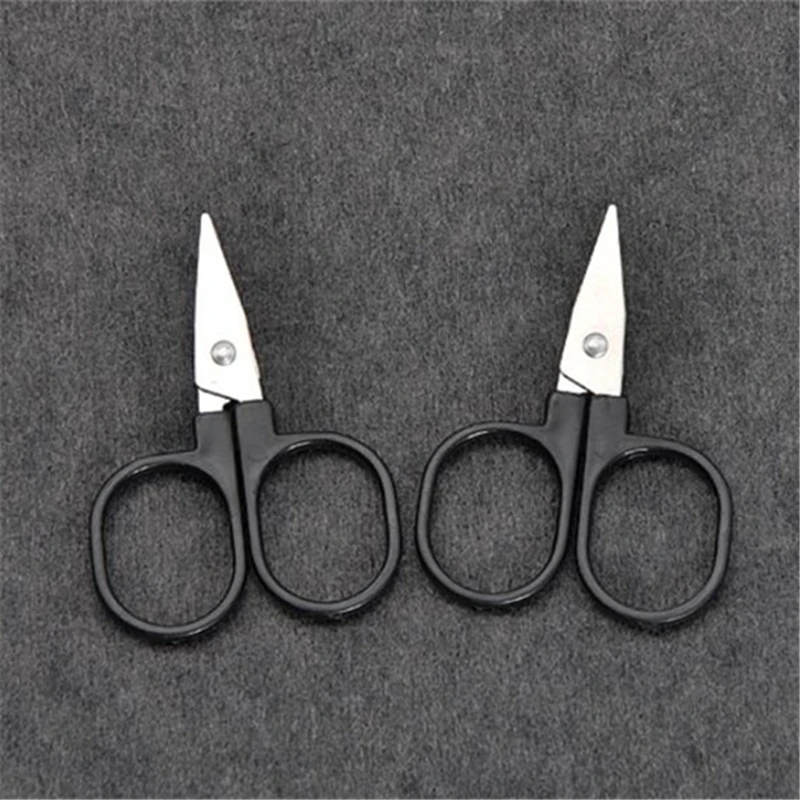 Маленькие ножницы из нержавеющей стали с пластиковой ручкой Инструмент