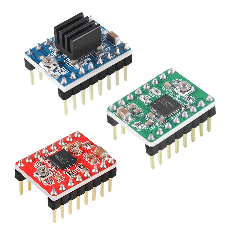 Запчасти для 3D принтера Reprap Stepper Driver A4988 модуль шагового двигателя с радиатором