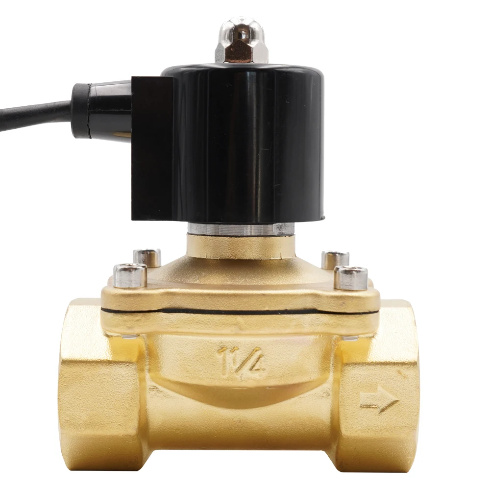 Нормально закрытый электромагнитный клапан для фонтана проточной воды G3/8 до G2 220