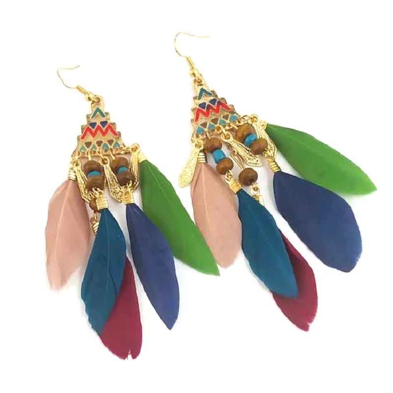 Женские серьги ручной работы в стиле ретро | Украшения и аксессуары