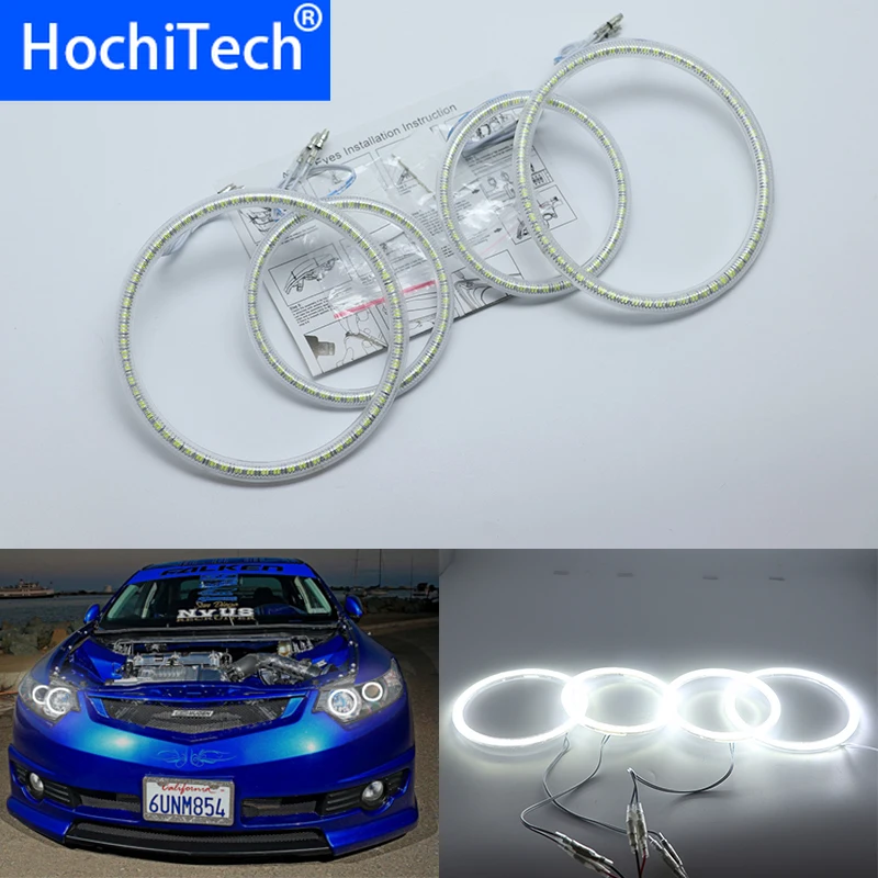 

Ultra bright SMD white LED angel eyes halo ring kit daytime running light DRL for Acura TSX 2009 2010 2011 2012