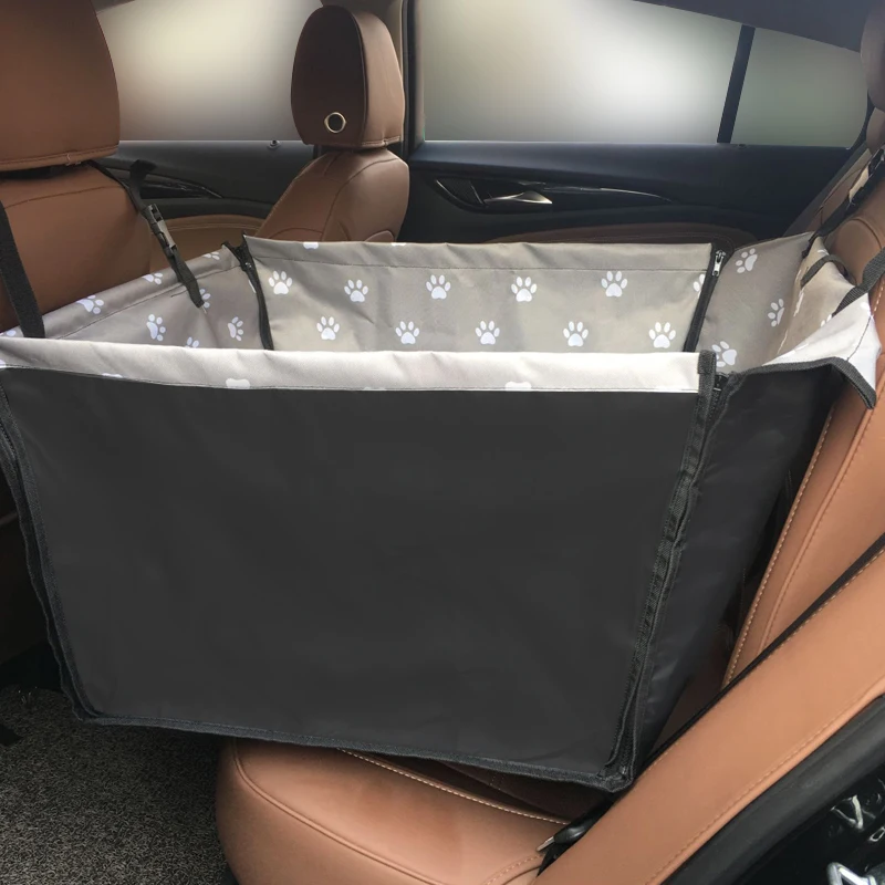 TYPE 2 Light Gray 600D коврик для собак, кошек, автомобилей, кровать, водонепроницаемый, ткань Оксфорд, с принтом, чехол для багажника, для путешествий, для домашних животных, одеяло, гамак, чехол для сиденья для собак, протектор - Цвет: TYPE 2 Light Gray