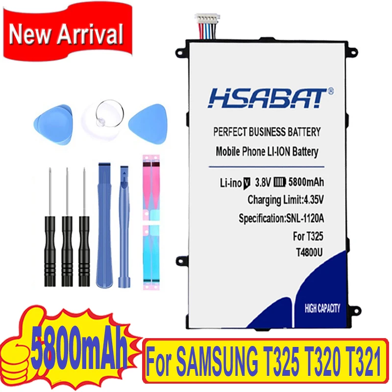 Аккумулятор для Samsung Galaxy Tab Pro 5900 мАч 8 4 дюйма T325 T320 T321 T4800U T4800E T4800C|Аккумуляторы