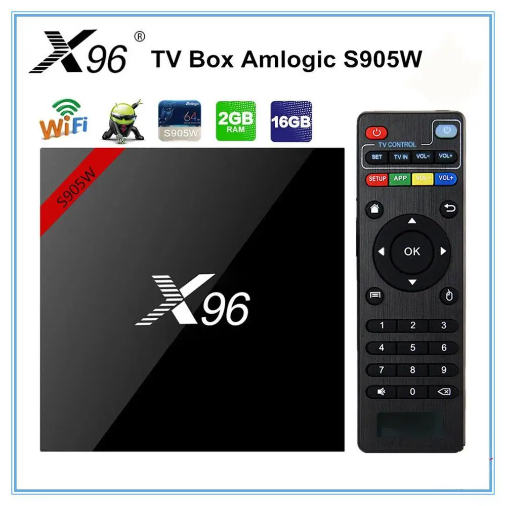 ТВ приставка X96 W mini на Android 7 1 2 + 16 ГБ H.265 4K 4 ГГц|ТВ-приставки и медиаплееры| |