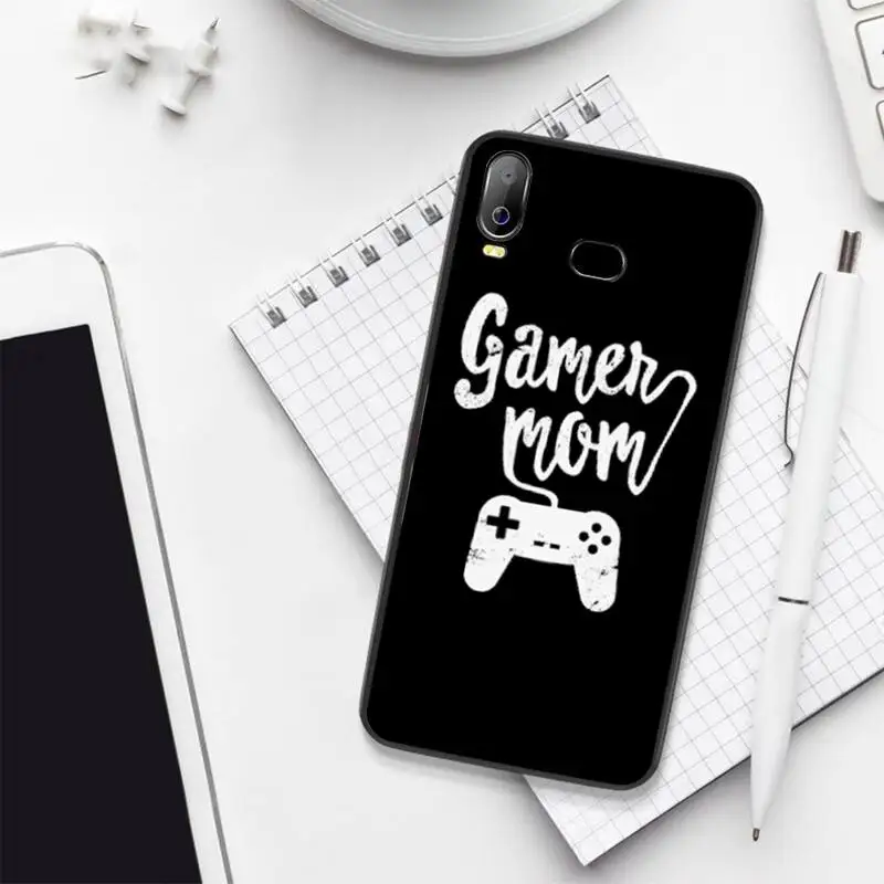 Смешной игровой контроллер HPCHCJHM черный чехол из ТПУ в стиле ретро для телефона