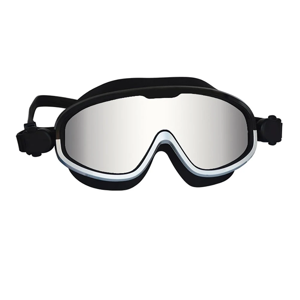Swimming Goggles Streamlined Design Glass Leakproof Anti Fog UV Protection with Silicone Nose Bride for Adult Men Women | Спорт и