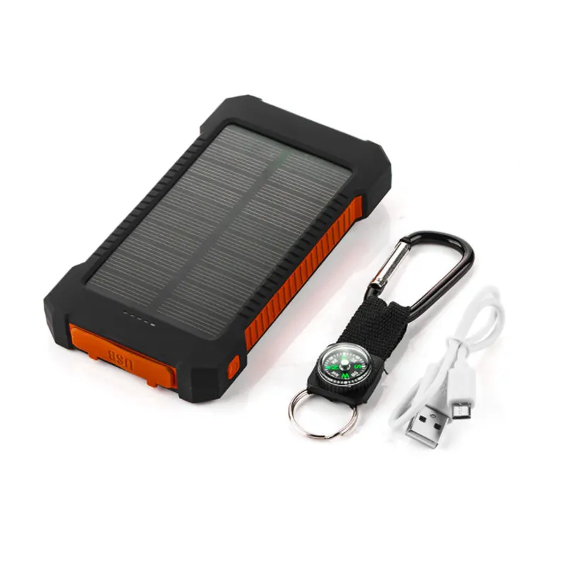 NATTHSWE 30000mAh Солнечное зарядное устройство, водонепроницаемое солнечное зарядное устройство, двойное USB Внешнее зарядное устройство, зарядное устройство для Xiaomi huawei iPhone