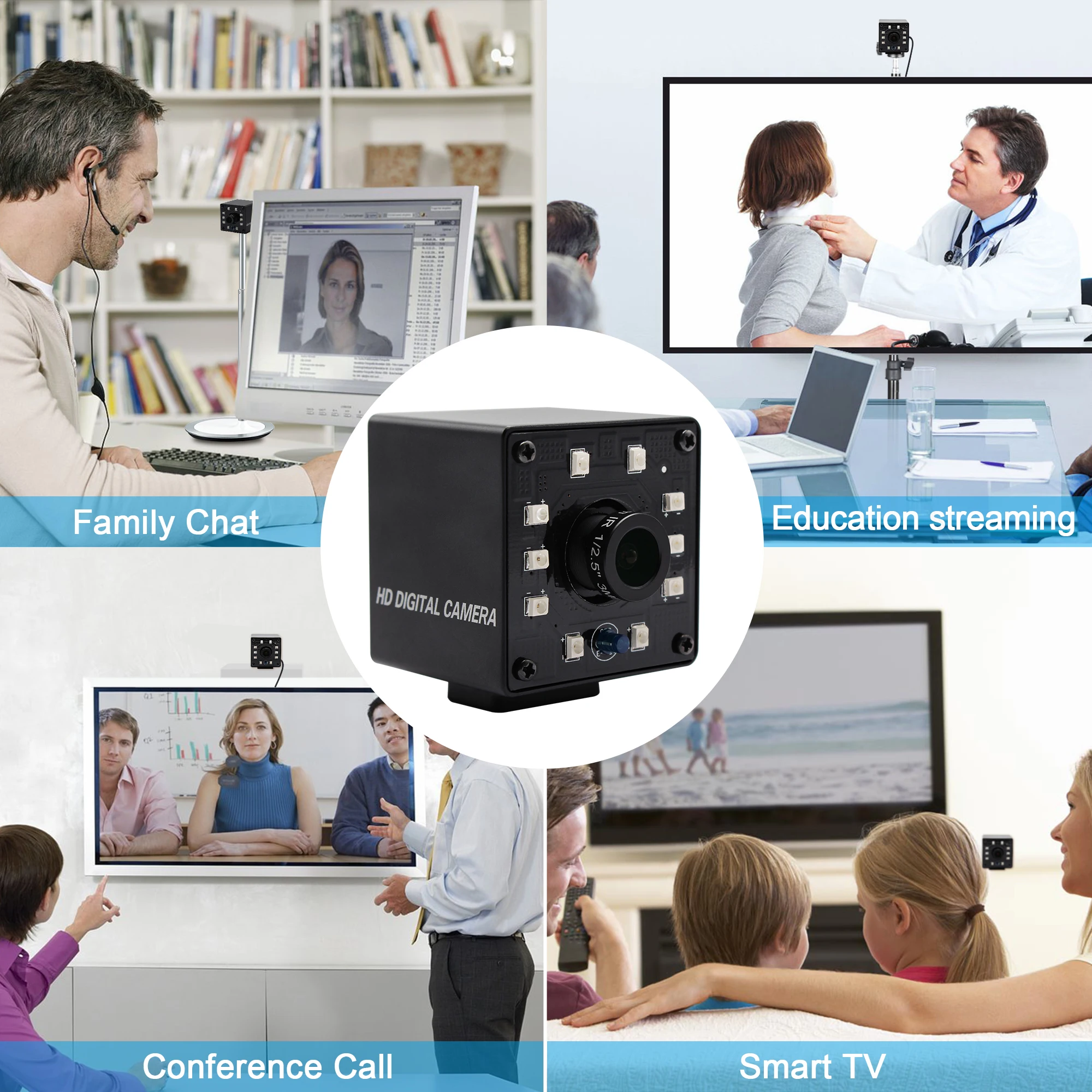 1080P OV2710 веб камера hd CCTV видеонаблюдения Мини инфракрасная ночного видения USB Hd с