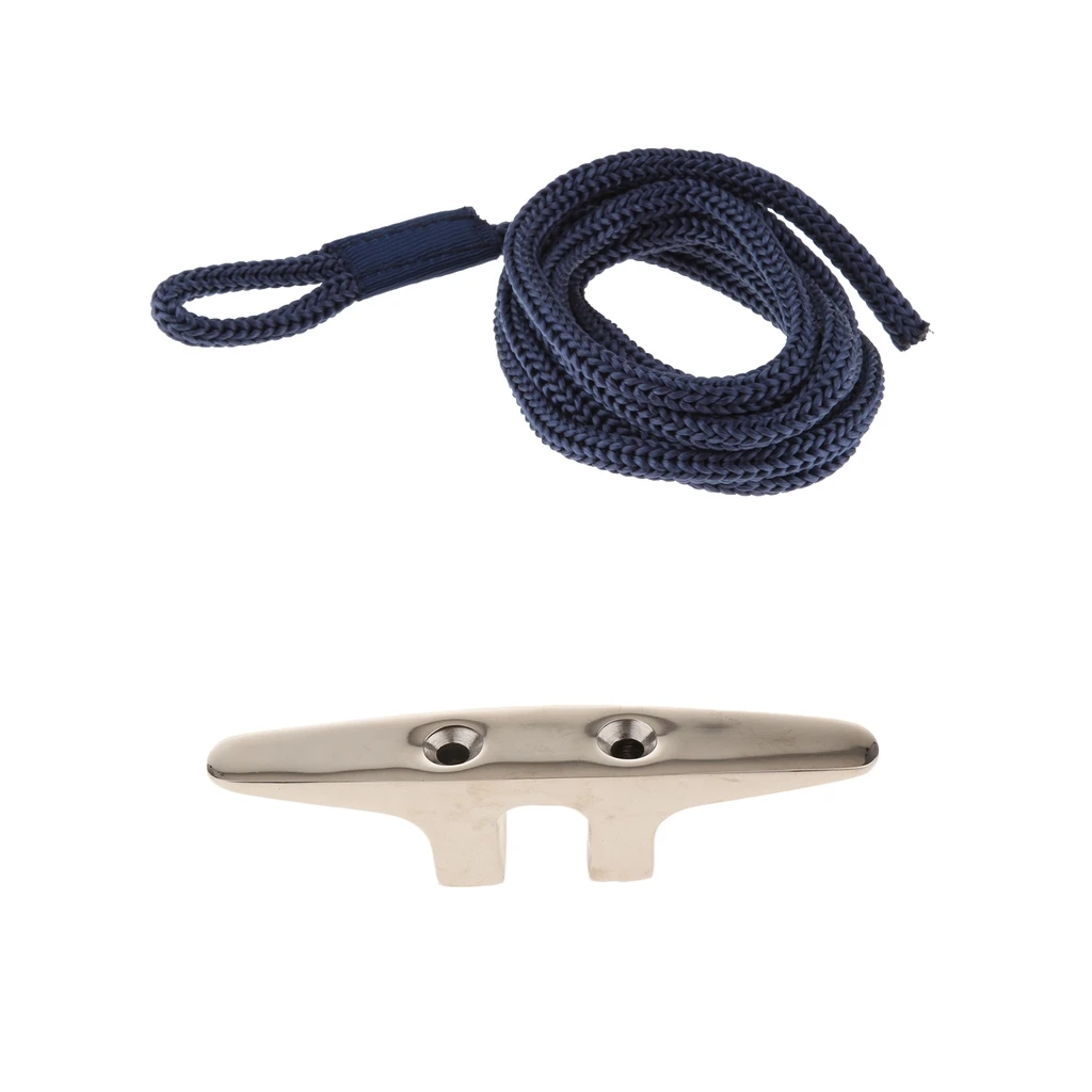 Шнур с открытым основанием для лодки из нержавеющей стали 4 5 дюйма (серебристый) +