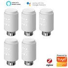 Умный привод радиатора Zigbee 3,0 с Wi-Fi, программируемый термостатический клапан радиатора, регулятор температуры, голосовое управление через Alexa