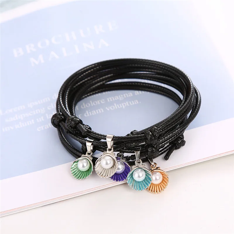 5 шт./компл. браслеты для женщин новинка 2019 модный браслет с жемчужинами ручной