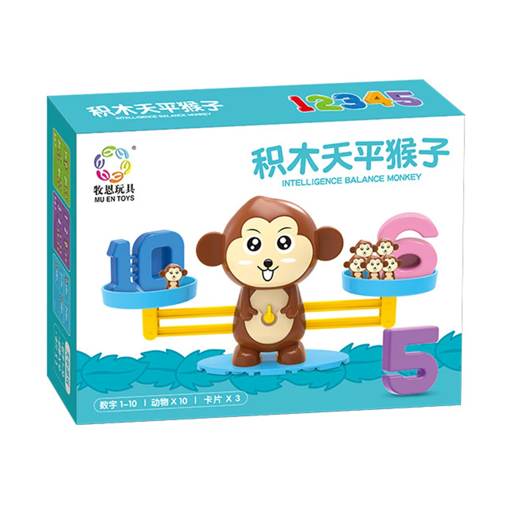 

Educational Kids Learning Counting Toys Math Match Game Balance Scale Toys