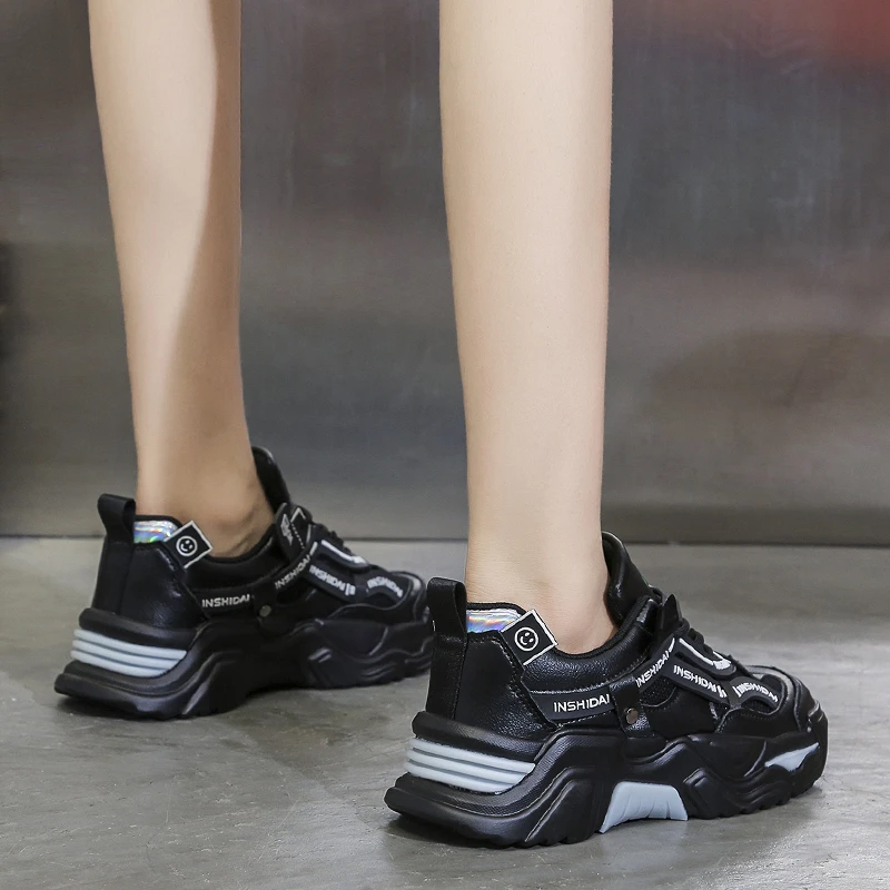 

Chunky Sneakers Women Shoes 2021 Designer Thick Sole Sport Ladies Trainers Breathable Platform Sneakers Women Zapatillas Mujer