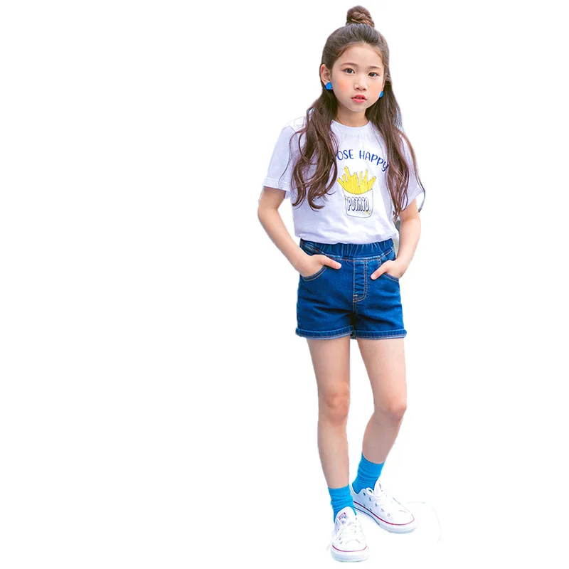 

Boys and girls T shirts with cartoon sportswear short sleeves and half sleeves preppy jacket