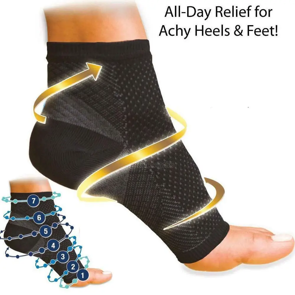 

2020 Hot Sell Pair Foot Ankle Sleeve Anti Fatigue Compression Swelling Relief Socks