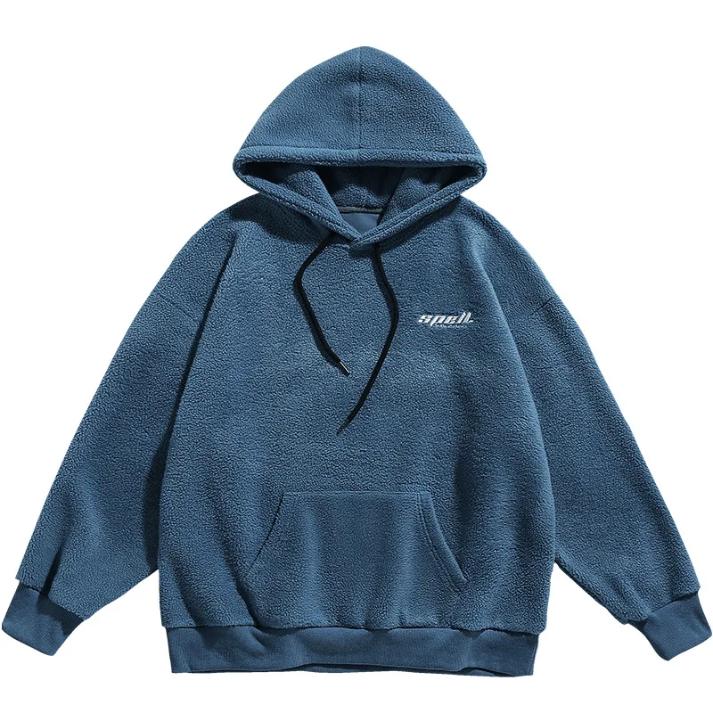

New Fashion Casual Hoodie Streetwear Hip Hop Solid Hooded Hoody Men's Hoodies Pocket Sweatshirts Oversized Loose Men Clothing