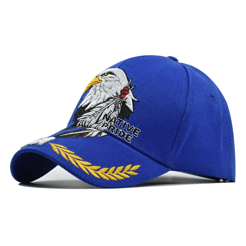 

USA Eagle Embroidered Cotton Baseball Caps Snapback Hats For Men Trucker MaLe Dad Baseball Hat Cap