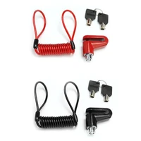 anti theft wheels disc brakes lock with steel wire lock frame keys for xiaomi m365 electric scooter bicycles motorcycles parts