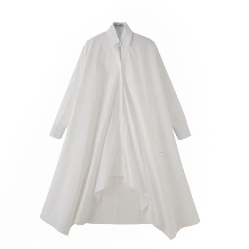 Новое поступление черно-белая рубашка женское льняное Повседневное платье с