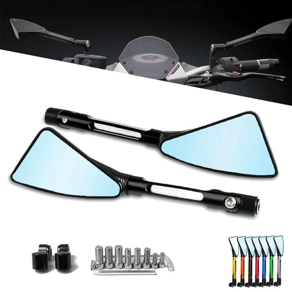 Мотоциклетные алюминиевые зеркала заднего вида с ЧПУ боковое зеркало для YAMAHA XJ6 XJ