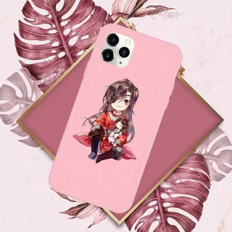 

Anime Tian Guan Ci Fu Phone Case Candy Color for iPhone 11 12 mini pro XS MAX 8 7 6 6S Plus X SE 2020 XR