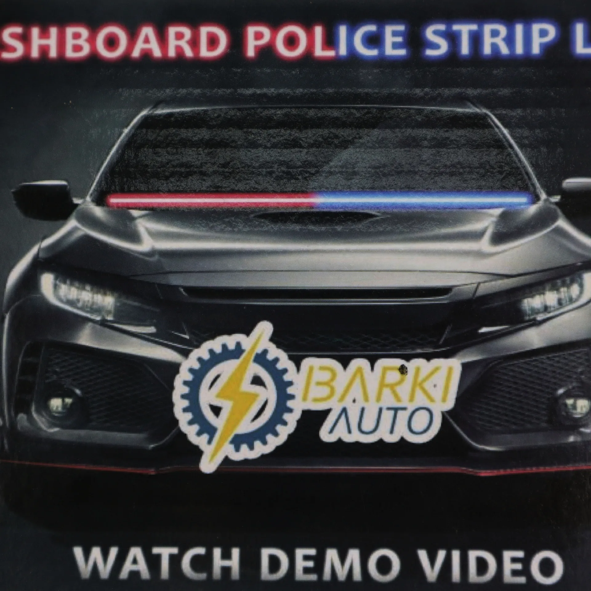 Светодиодная лампа-вспышка красная/синяя для аварийной сигнализации