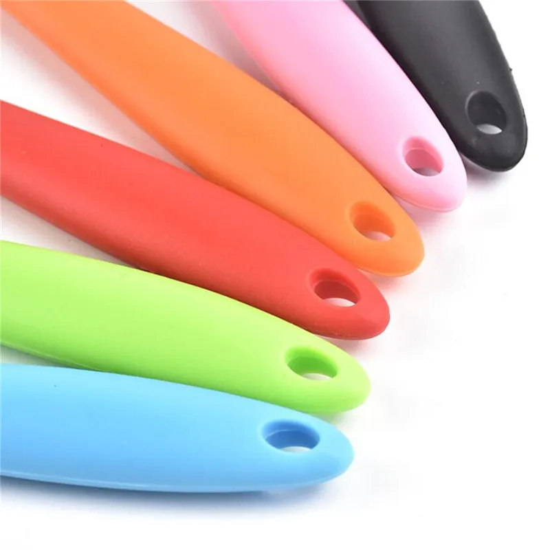 Разноцветный пищевой антипригарный силиконовый шпатель для приготовления масла