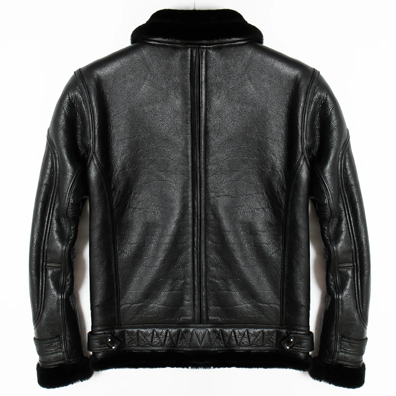 

new shipping. Free mens 100% shearling Jacket,man genuine Leather jackets.winter thick sheep fur coat,soft sheepskin
