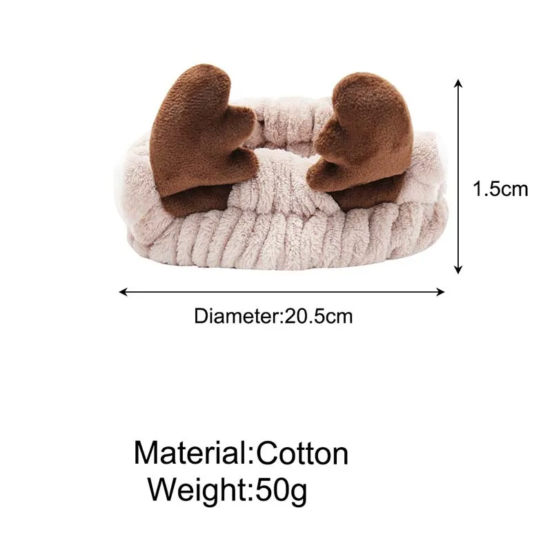 Fashion Headbands Coral Fleece Soft OMG Letter Bow Head Bands For Women Cute Hair Accesories Korean Wash Face Band Girl |