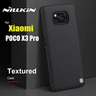 Чехол Nillkin для Xiaomi POCO X3 Pro, рельефный чехол из нейлона, прочная нескользящая Противоударная задняя крышка для POCO X3 Pro