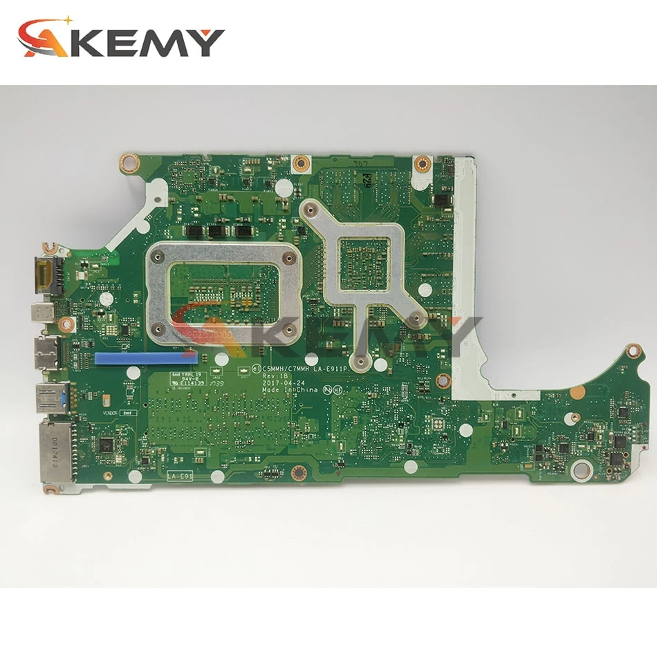 Verkauf LA-E911P Laptop Motherboard For Acer A715-71G Original Mainboard I7-7700HQ GTX1050