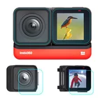 Защитное покрытие из закаленного стекла чехол для GoPro Go pro Hero5 Hero6 Hero7 Hero 567 черный объектив камеры ЖК-экран Защитная пленка