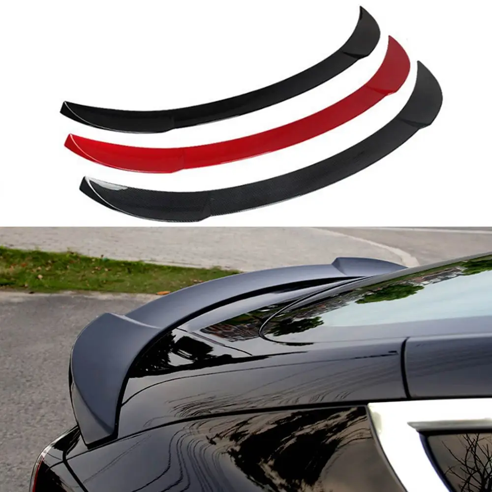 Для Tesla Model 3 2017 2018 2019 спойлер из углеродного волокна задний багажник черный крыло