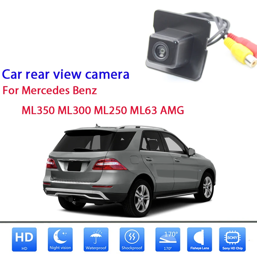

Парковочная камера заднего вида для Mercedes Benz ML350 ML300 ML250 ML63 AMG CCD Full HD