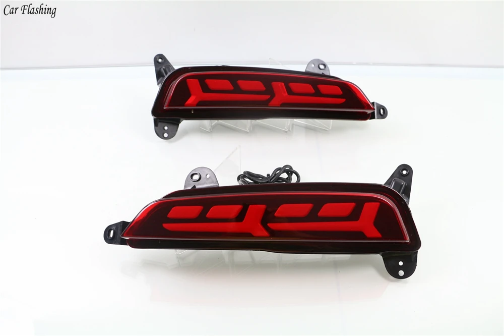 CSGJMY 2 шт. Светодиодный отражатель вождения светильник s для Hyundai Creta IX25 2014 2017 задние