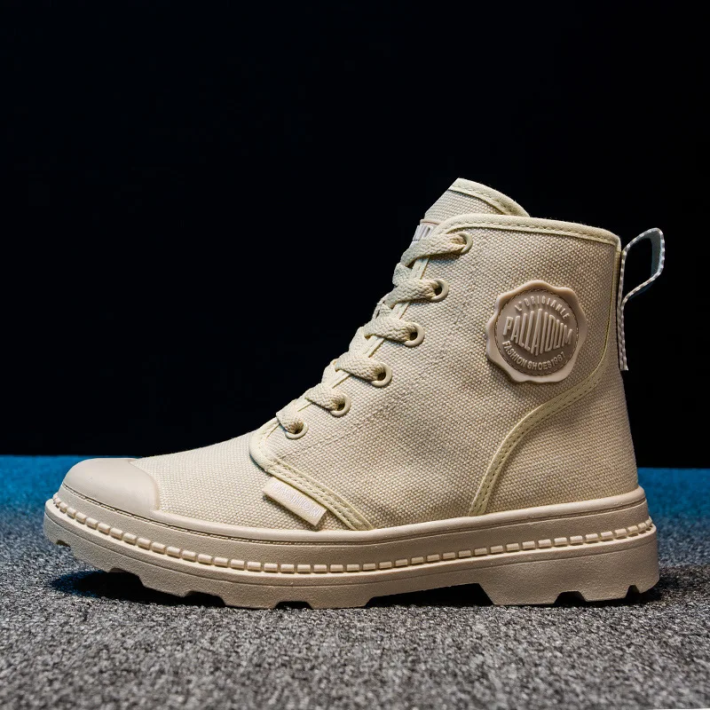 2019 г. новые зимние парусиновые Ботинки женские военные ботинки специальные