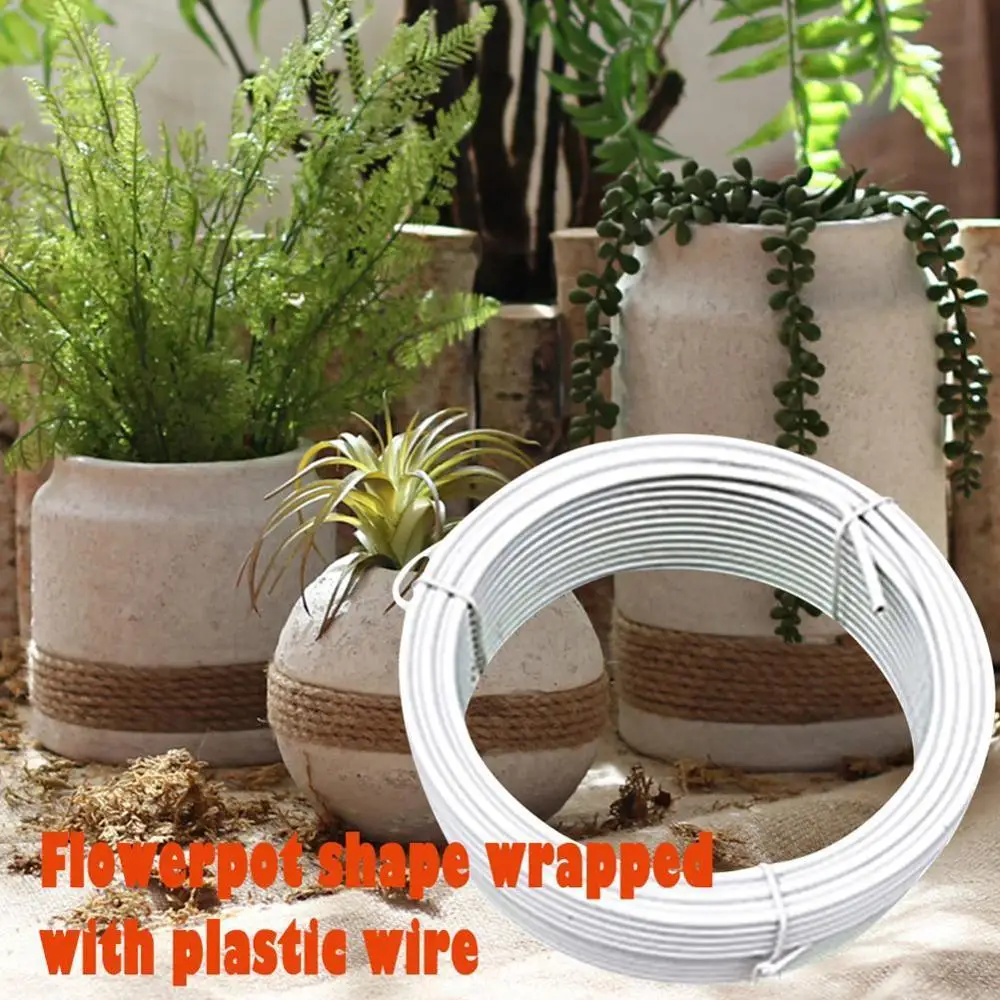 1 РОЛ Verkoop 10 метров Lang Tuin Bindende Band Touw Ijzerdraad Bloemen stereozachte Binddraad DIY Handmatige |