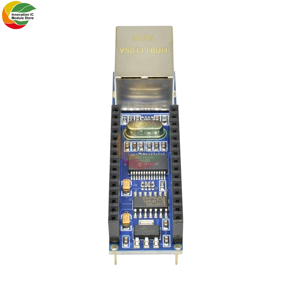 Ziqqucu Защитная плата для Arduino Nano v3.0 Mini ENC28J60 микрочип HR911105A веб-сервер модуль Ethernet |