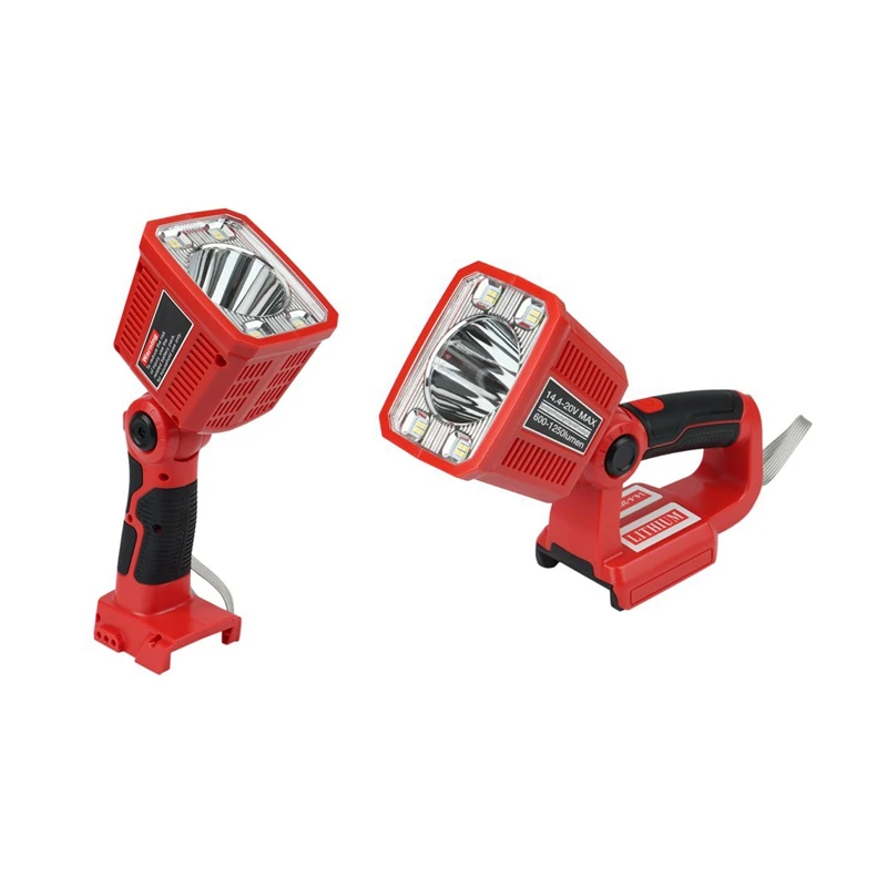 

18 Вт портативсветодиодный Светодиодная лампа рабосветильник для Milwauke M18 18 В литий-ионная батарея фонасветильник с USB светильник ing