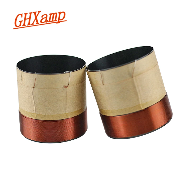 GHXAMP 38 5 мм басовая звуковая катушка 8 Ом BASV черный алюминиевый динамик ремонт DIY