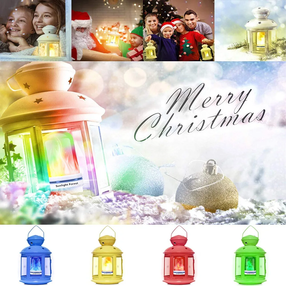 

LED Flame Effect Fire Light Bulb E27 base - Upgraded 4 Modes Flickering Fire Holiday Light Halloween Decorations,Home,Festival