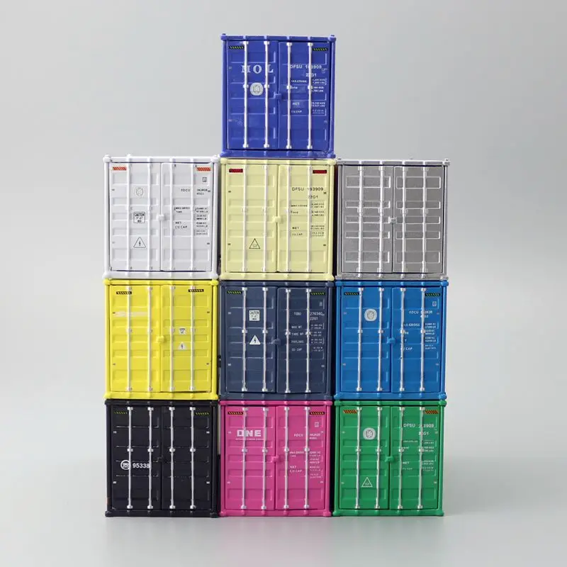 Литая металлическая игрушка масштаб 1:60 модель 20 футов Международная морская