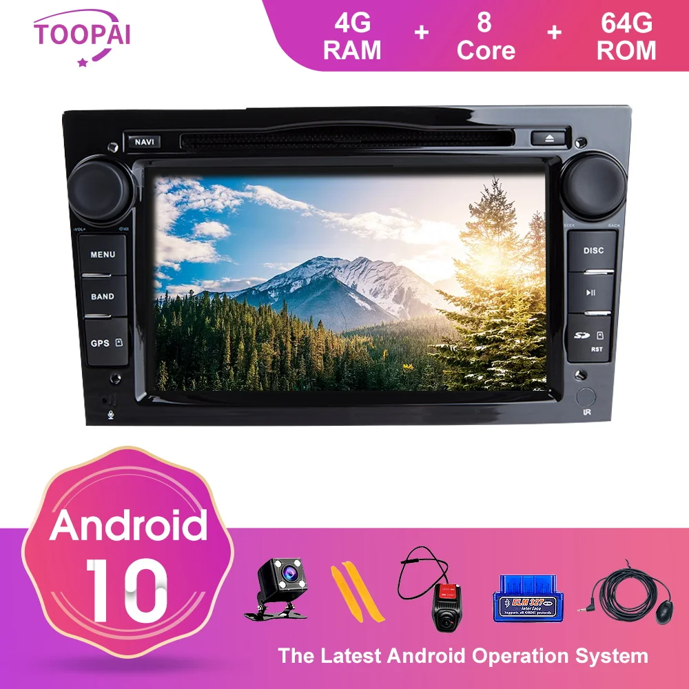 TOOPAI Android 10 для Opel Antara Vectra Crosa Auto 2004-2009 Авто Радио Стерео GPS навигация автомобильный