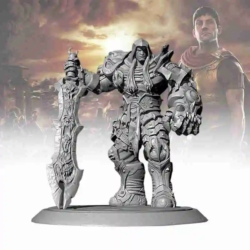 

YUFAN 1/24 Dark Blood Resin Soldier 7.5cm Static Epoxy Resin Self-assembled Model Toy TD-202009 include Genuine Packaging