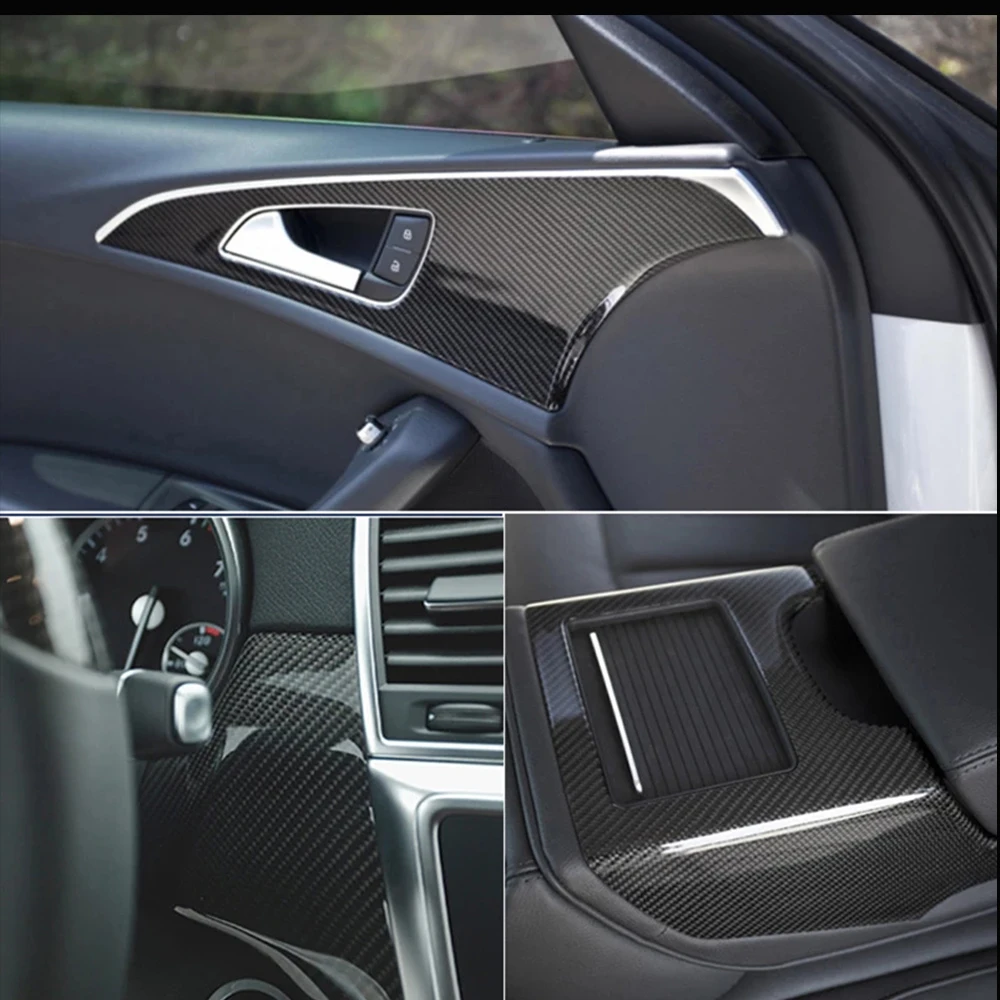 

Auto Accessories 5D Glossy Carbon Fiber Vinyl Film Car Interior Wrap Stickers for Alfa Romeo 159 Volvo Kia Sportage Kia Sportage
