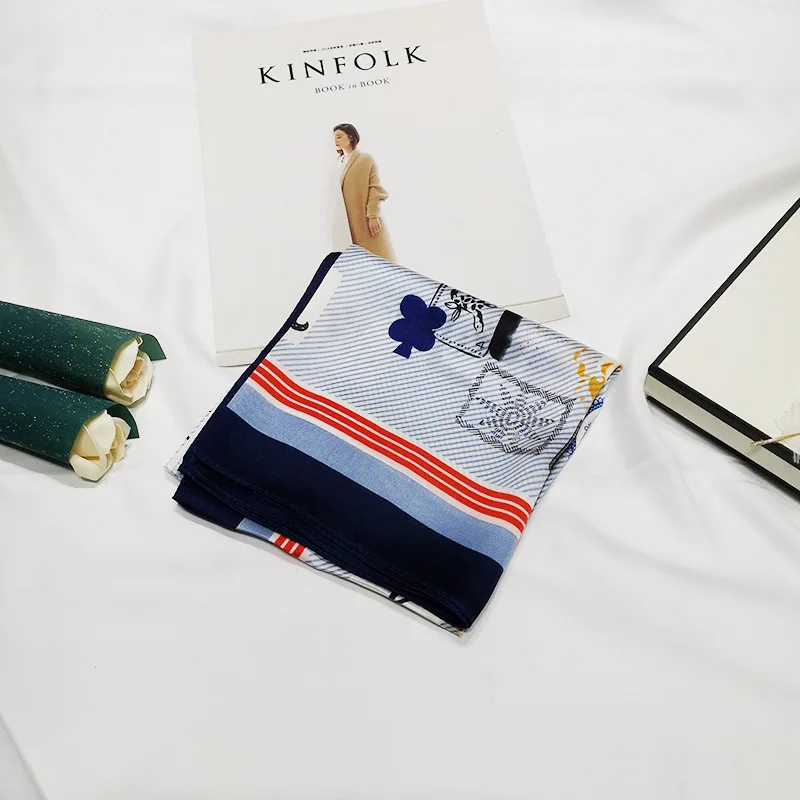 

Scarves Shawl Silk Hijab Scarf Female Square Mulberry Scarves Beach Cover-upsBandana Bufand de seda Foulard en soie solar playa