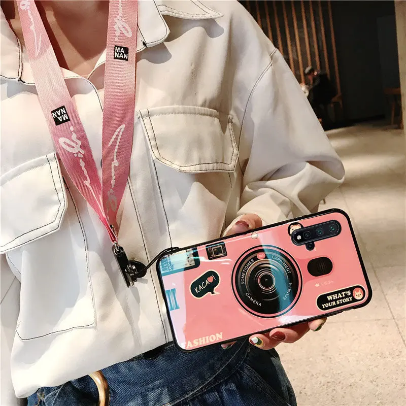 Для huawei Y6 Y7 Prime 2018 чехол Blue Ray camera силиконовый для Honor 9X Y5 2017 Y9 Pro 2019 Coque с длинным