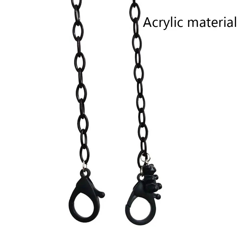 2 шт. регулируемый акриловый маска шнурки с медведем для хранения наружных